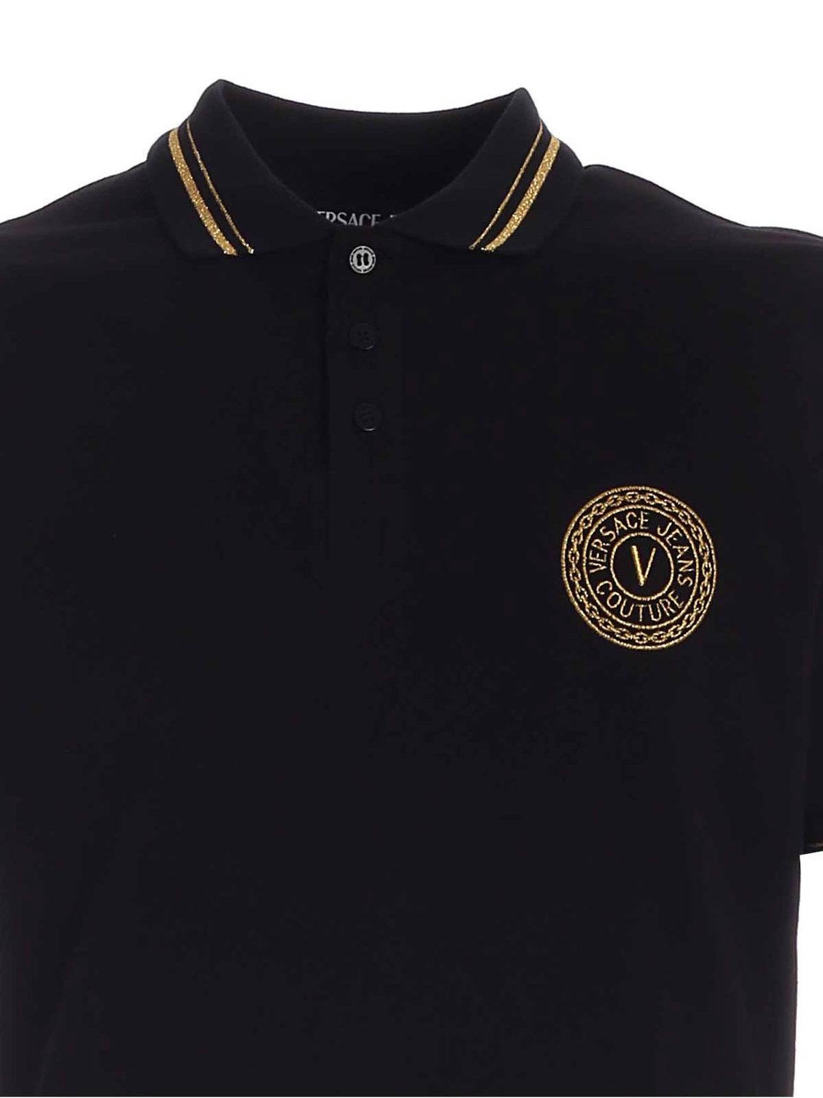 versace logo polo shirt