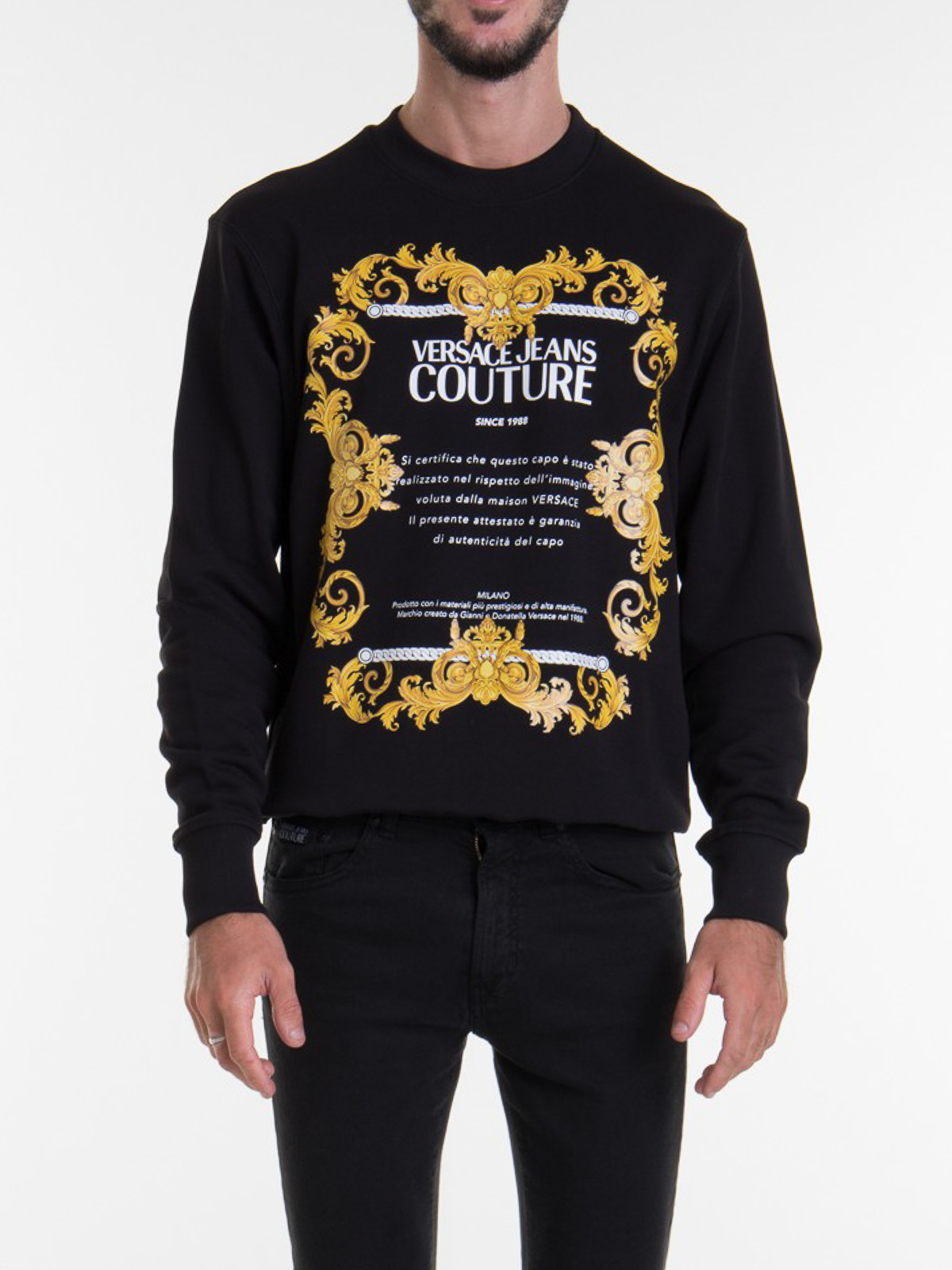 versace couture sweatshirt