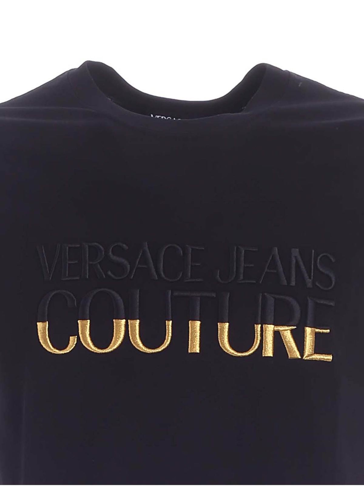 Versace Jeans Couture Camiseta - Negro - B3GZB7TG30319K42