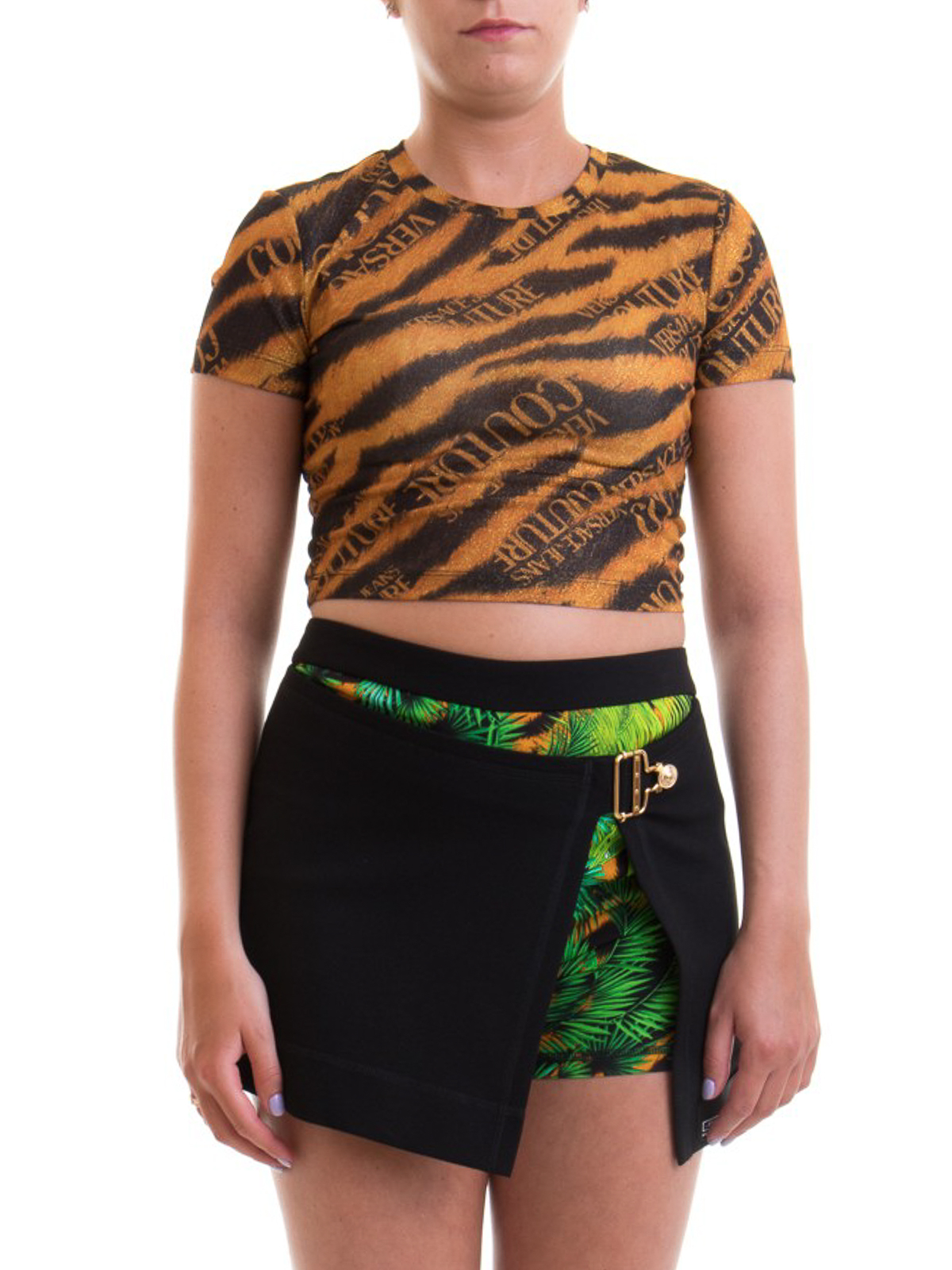 versace jeans tiger logo t shirt