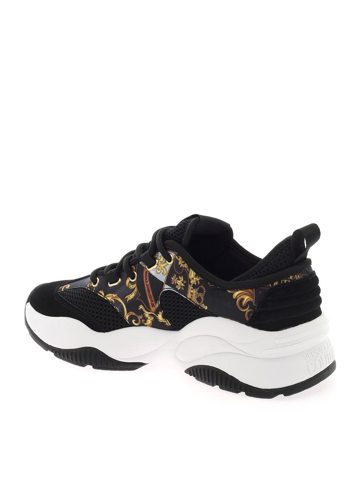 Trainers Versace Jeans Couture - Baroque logo print sneakers in 
