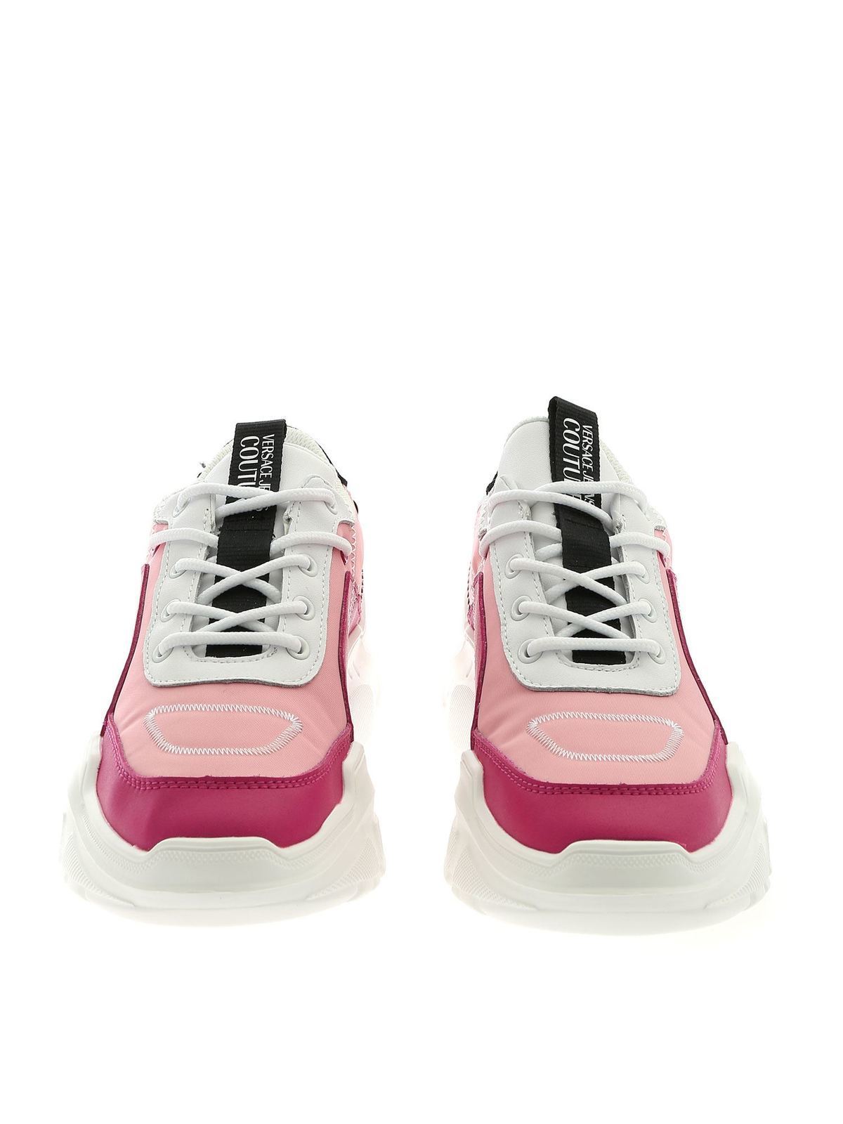 pink versace trainers