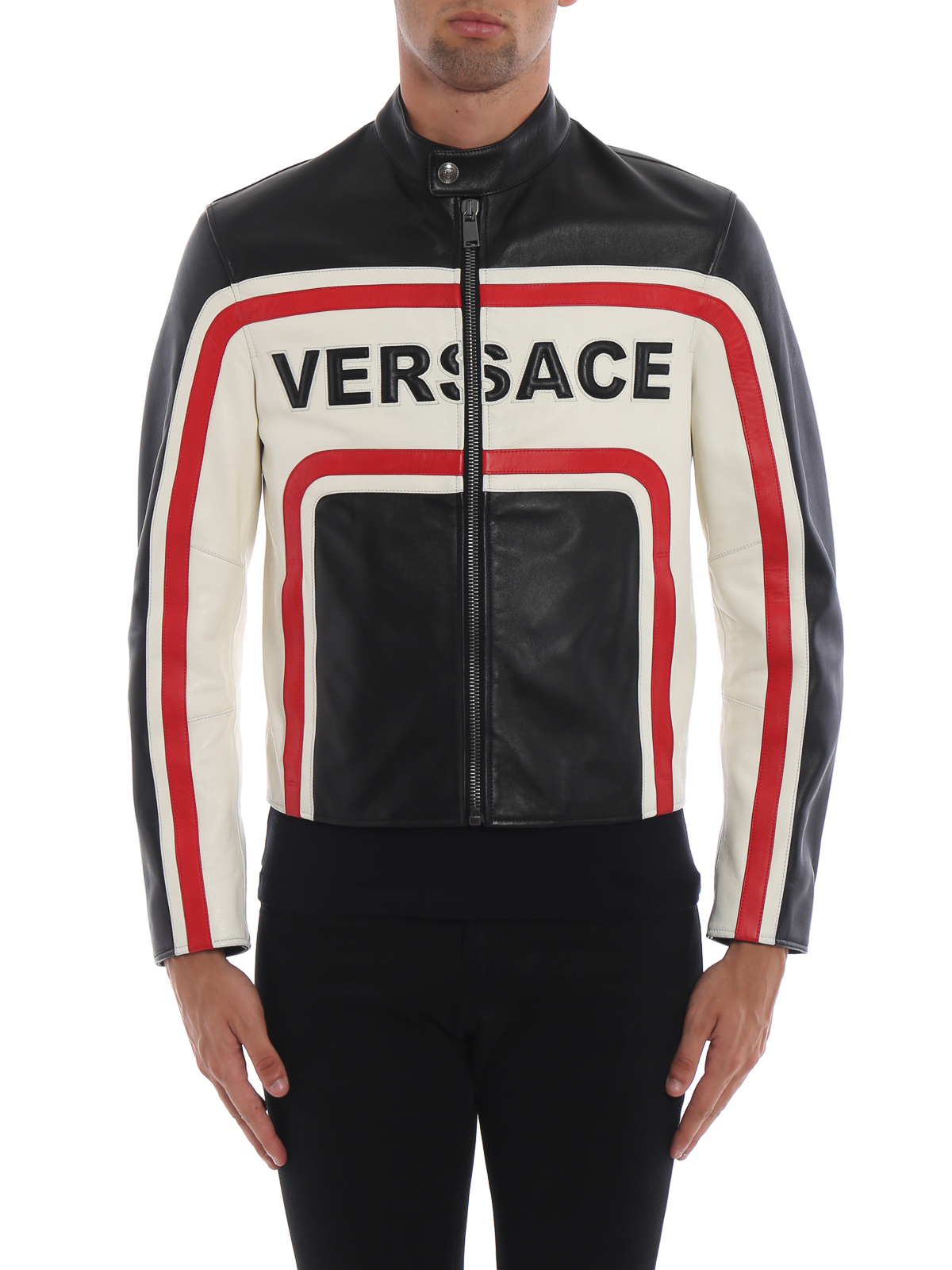 versace biker jacket