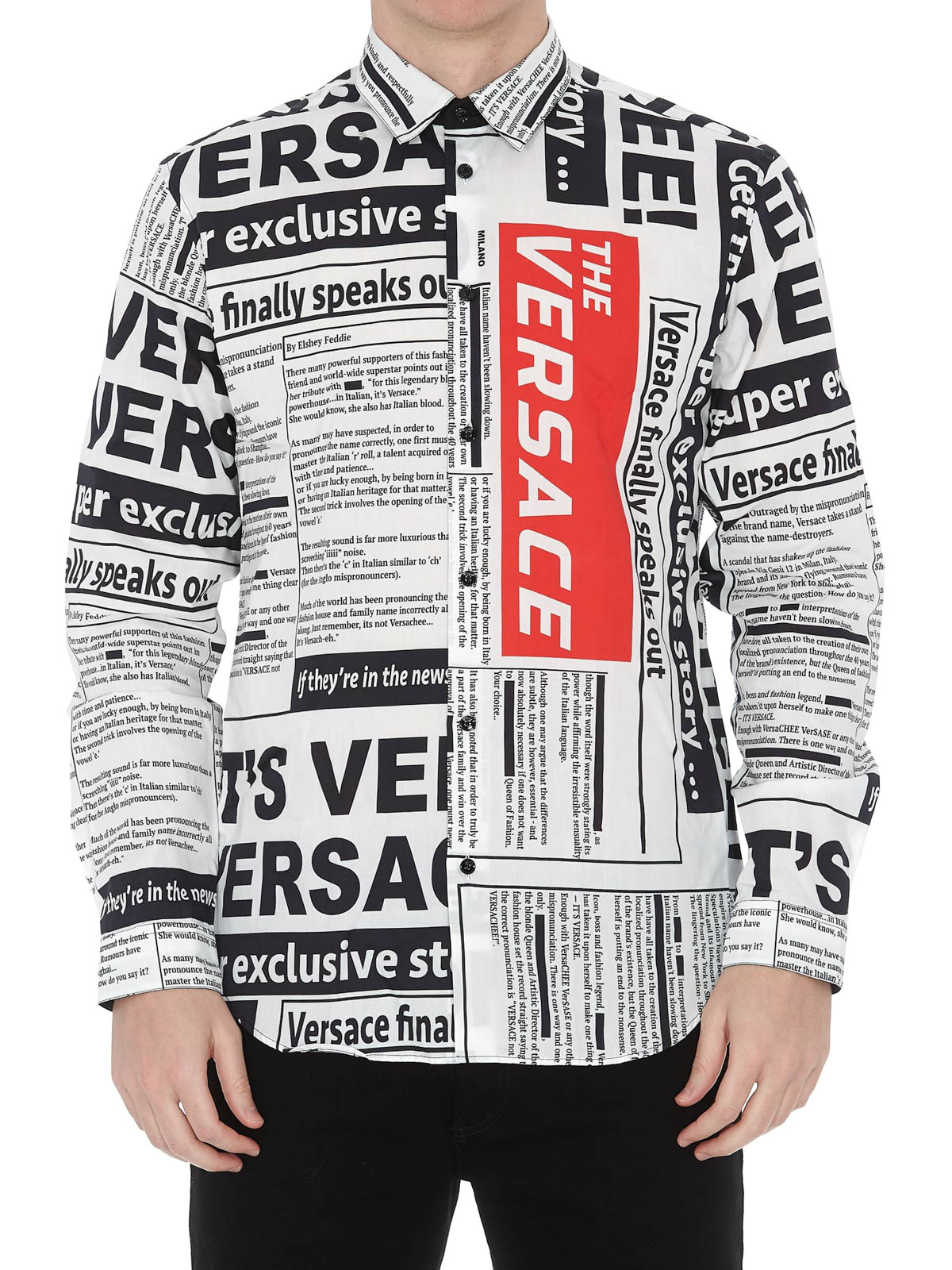 versace newspaper t shirt