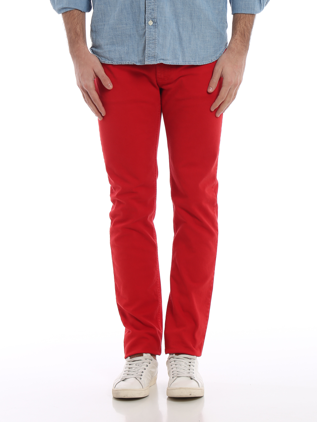 Straight leg Versace - Red denim jeans - A81832A228570A81K