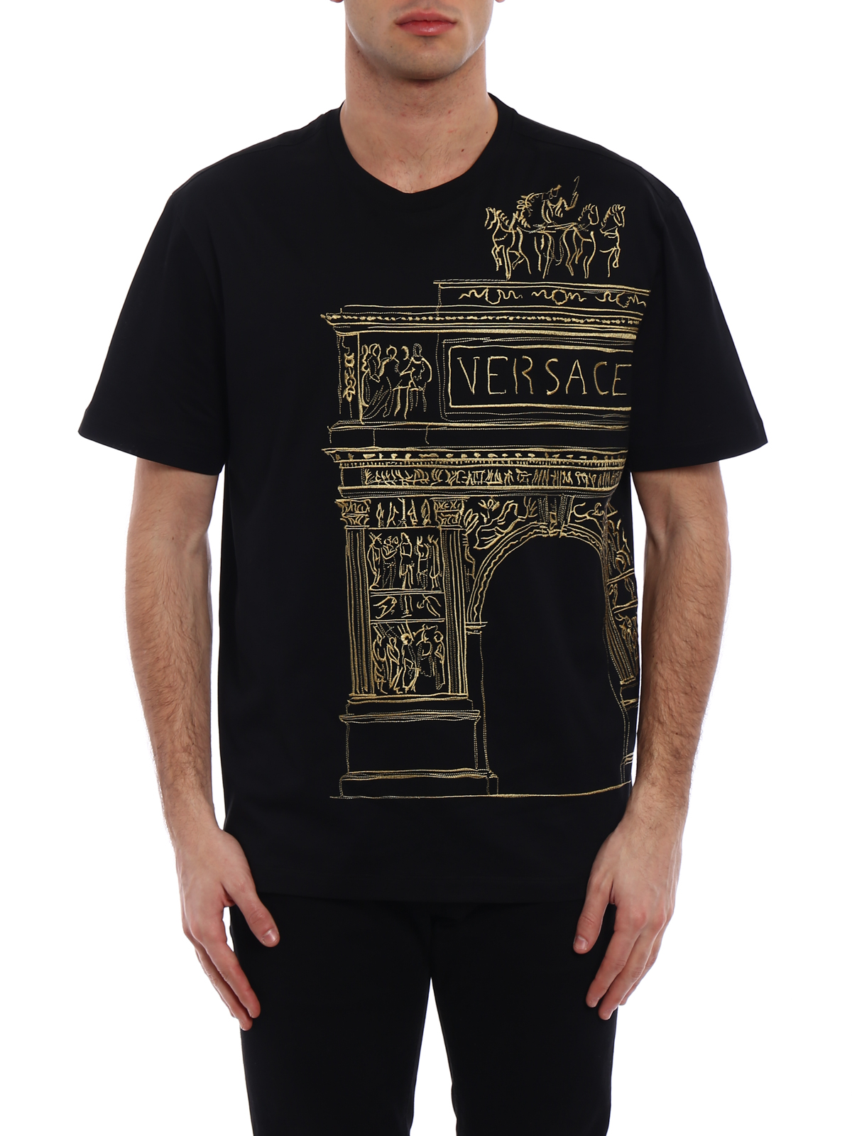 versace black tee