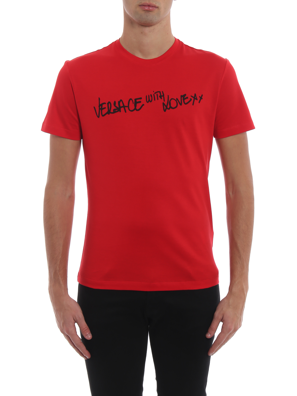 red versace t shirt