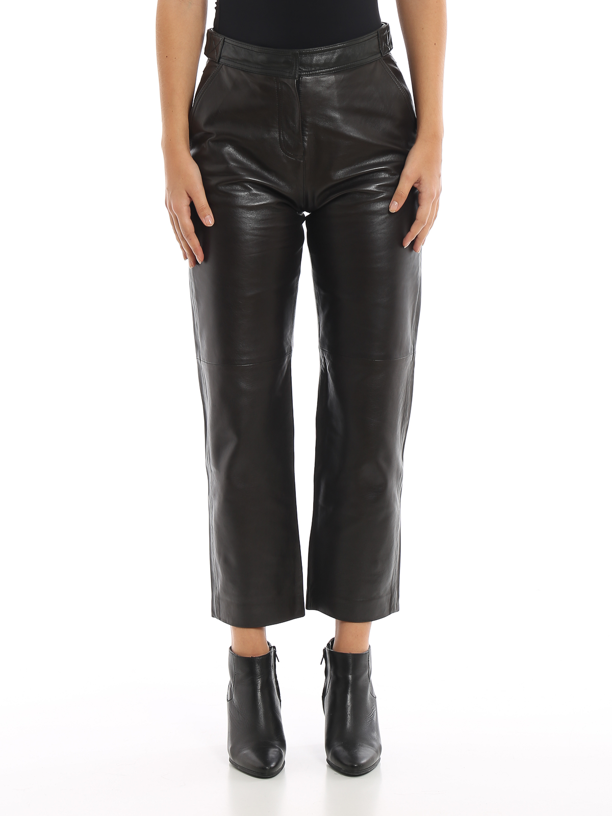 Leather trousers Weekend Max Mara - Goloso leather trousers - 54360193002