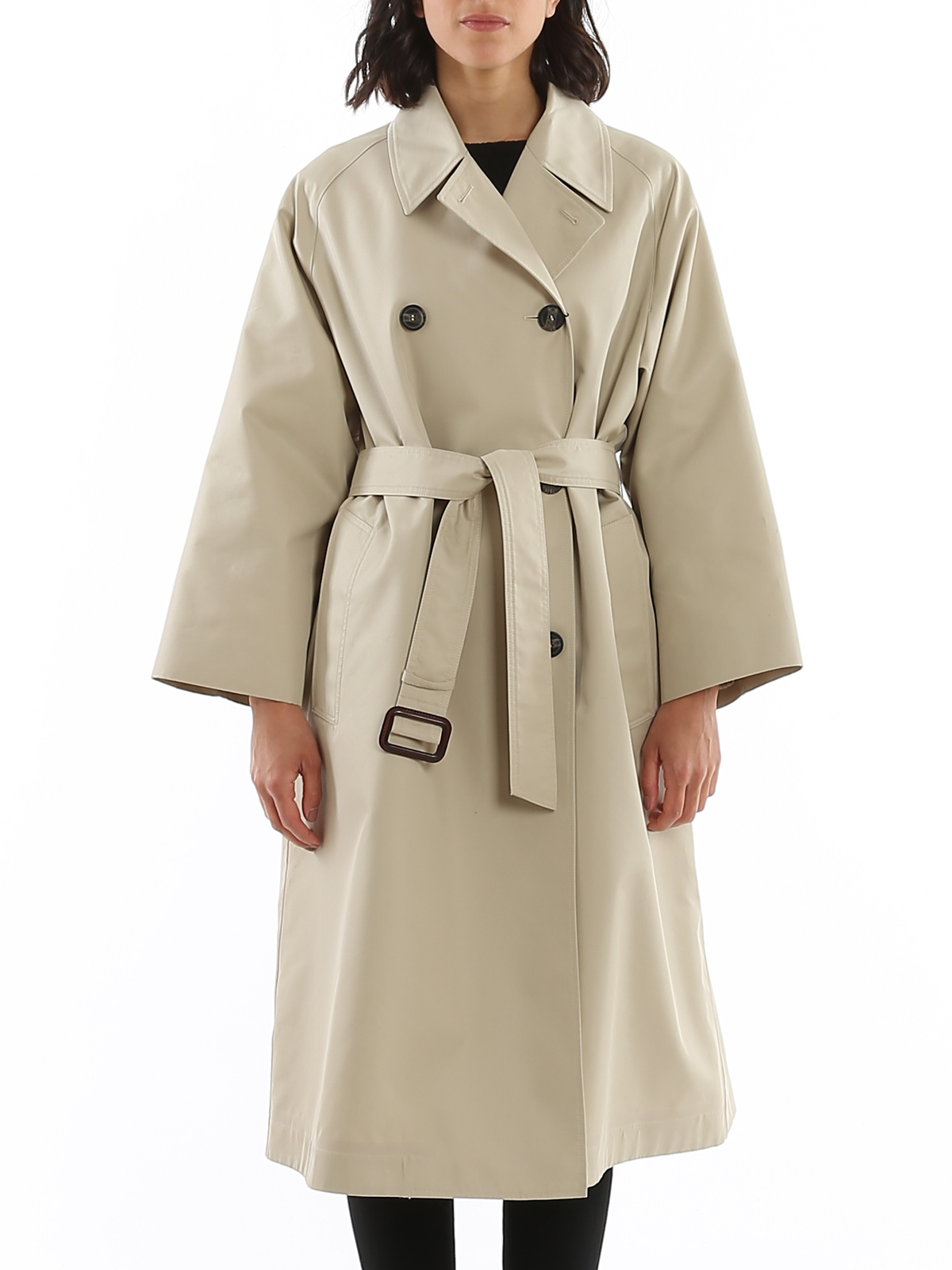 Trench coats Weekend Max Mara - Brio double breasted trench coat ...