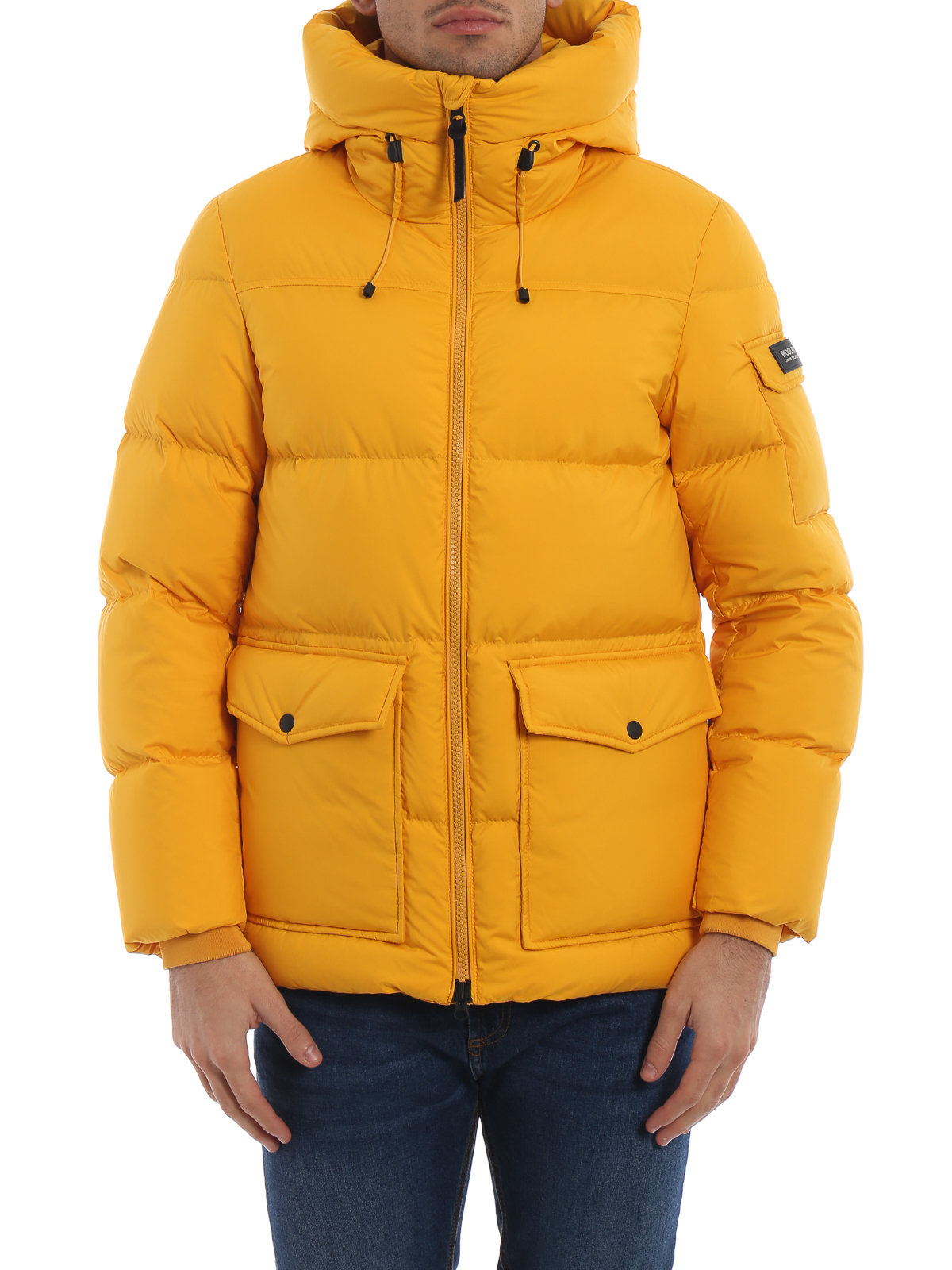 supreme yellow puffer jacket