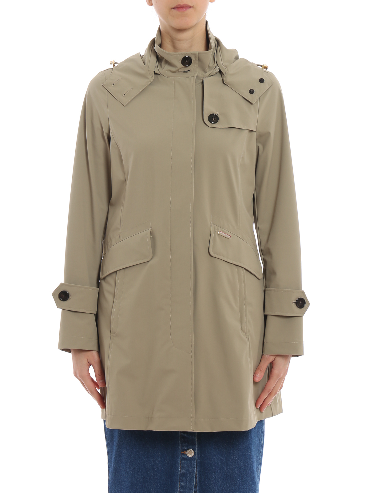 Woolrich - Fayette tech stretch trench coat - trench coats ...