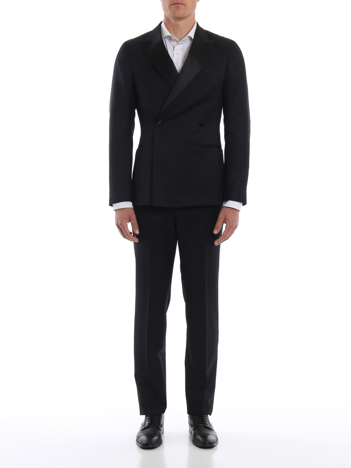 Dinner suits Z Zegna - Moscova wool and mohair two-piece suit ...