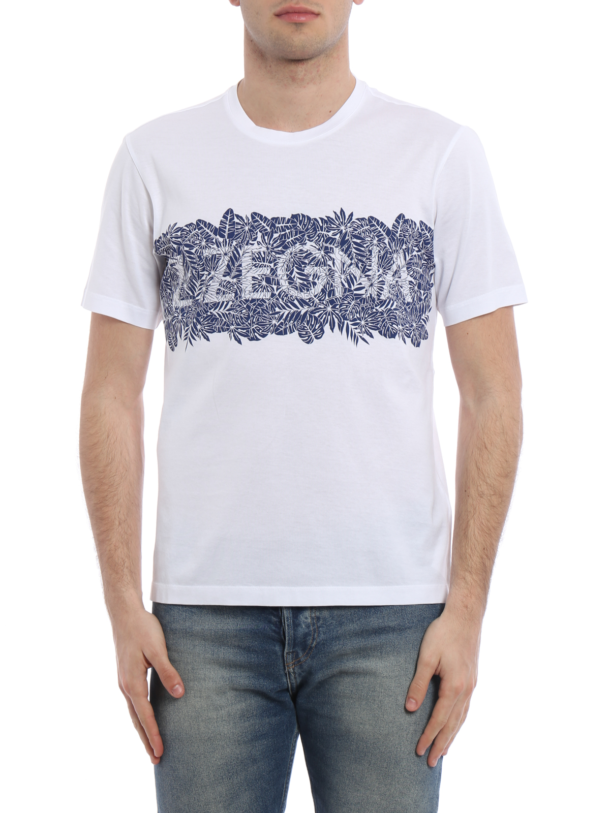 Z Zegna - Printed cotton T-shirt - t-shirts - VM372ZZ630S6S1