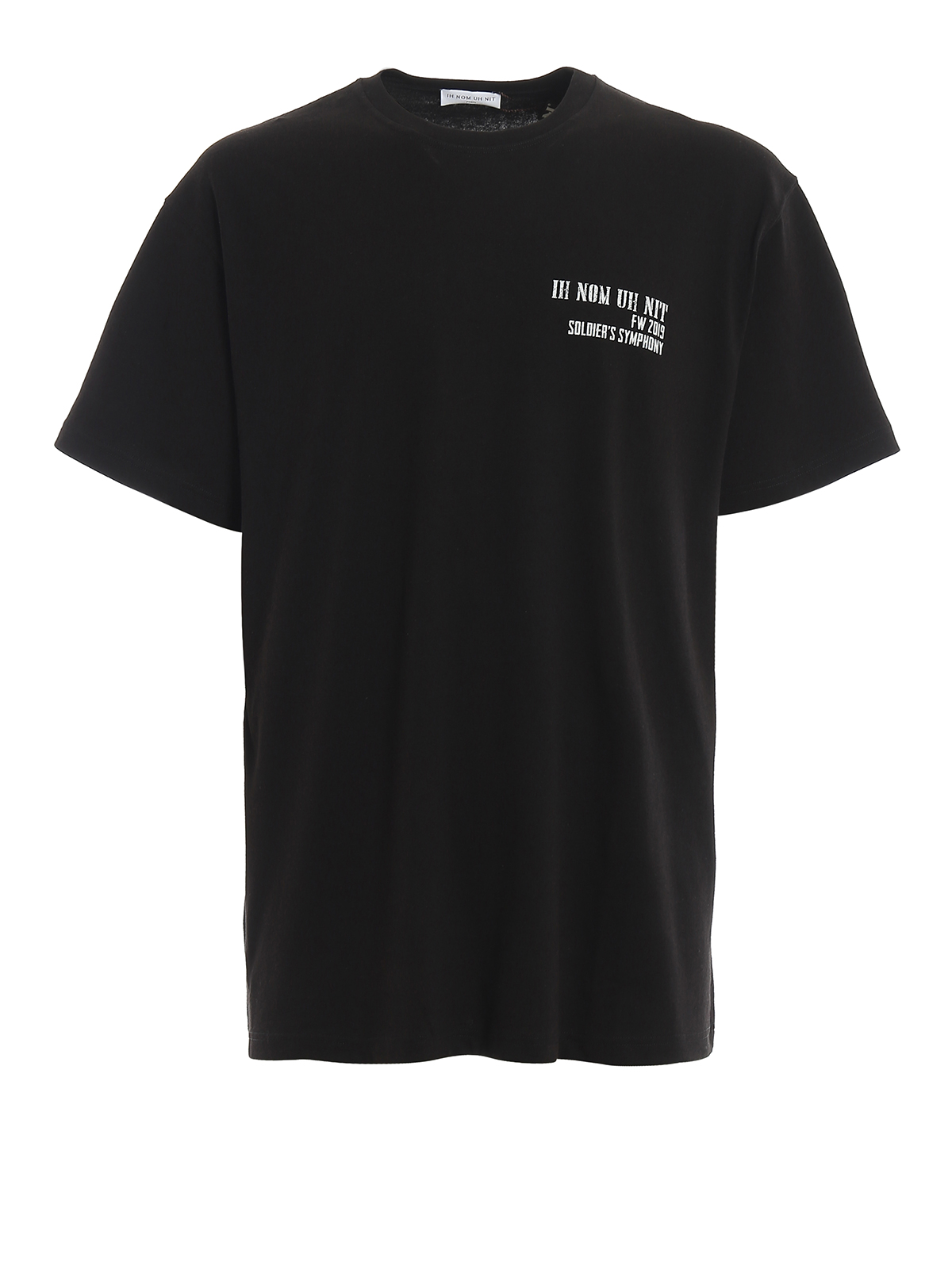 T-shirts Ih Nom Uh Nit - Logo+Quote black T-shirt - NUW19292009