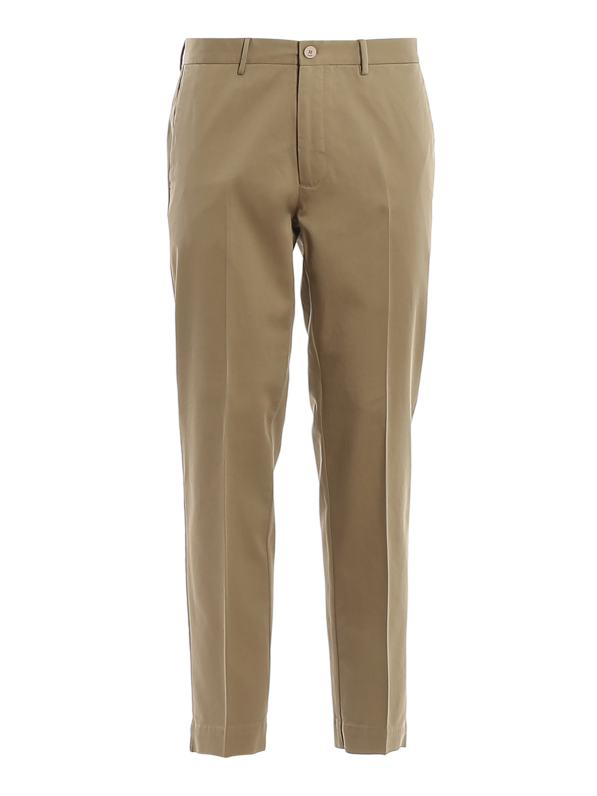 tailored cotton trousers