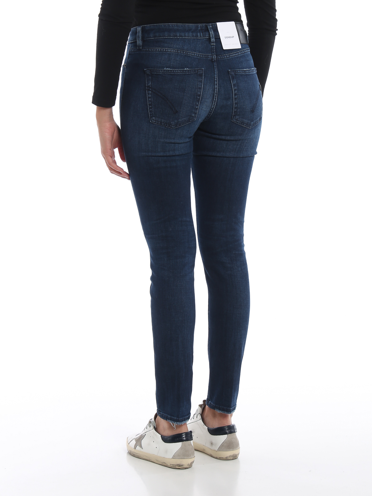 Agrarisch G Christian Skinny jeans Dondup - Iris super skinny low waist jeans - DP450DS0265DW43800