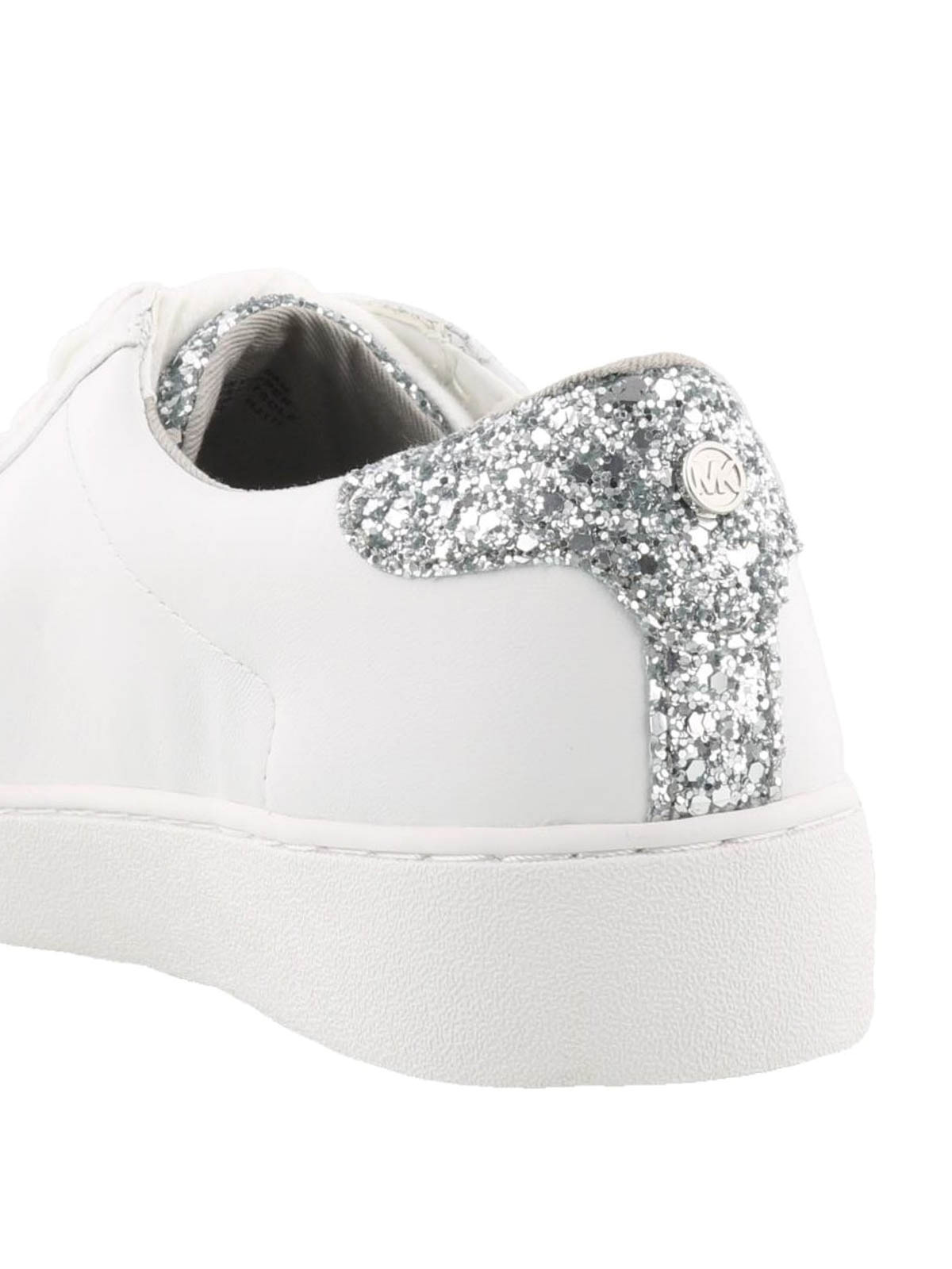 Trainers Michael Kors - Irving glittered leather sneakers - 43S6IRFS1L898