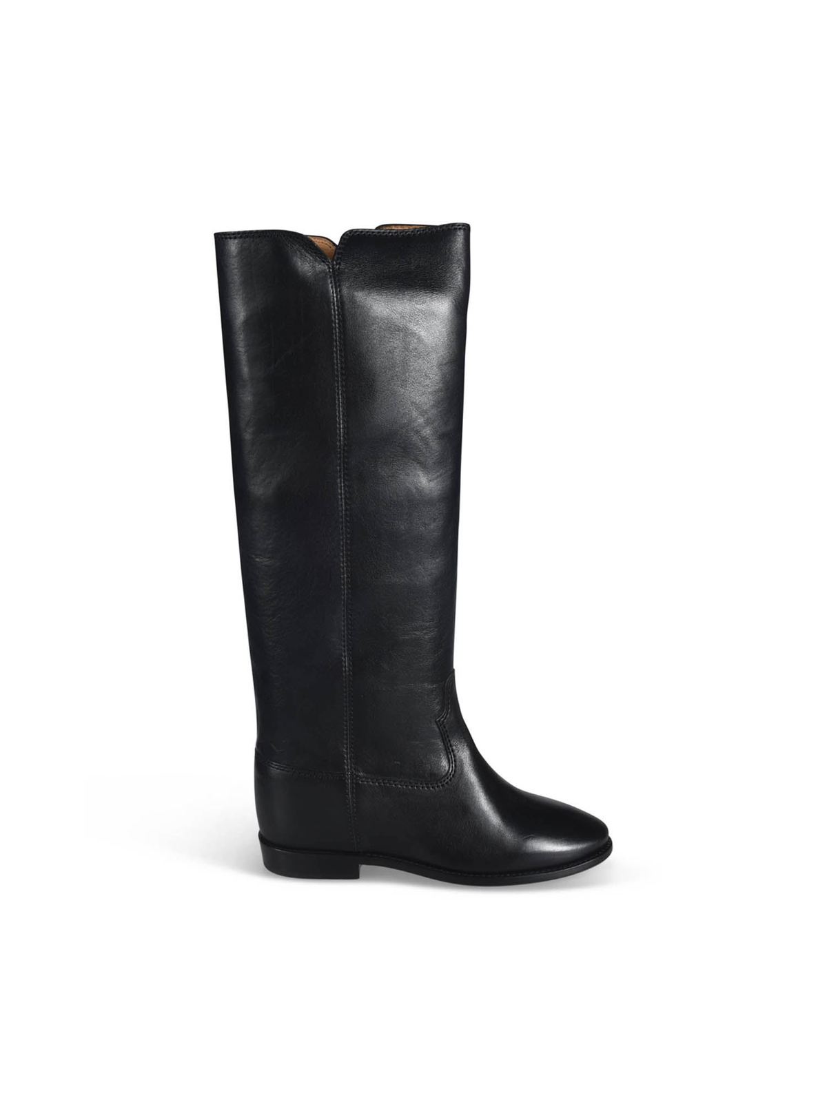 isabel marant chess leather boots