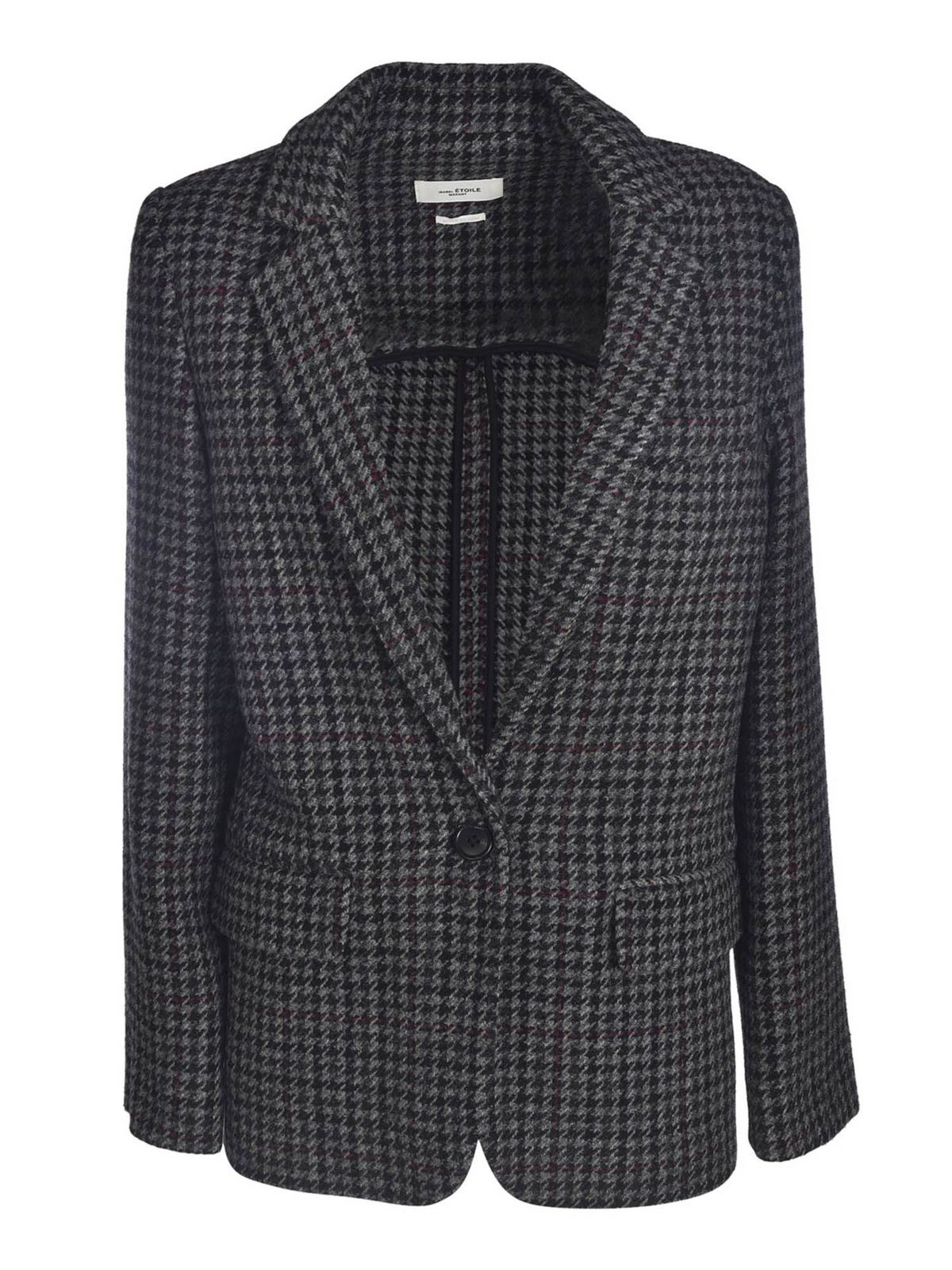 Blazers isabel marant etoile - Charly jacket in anthracite color ...