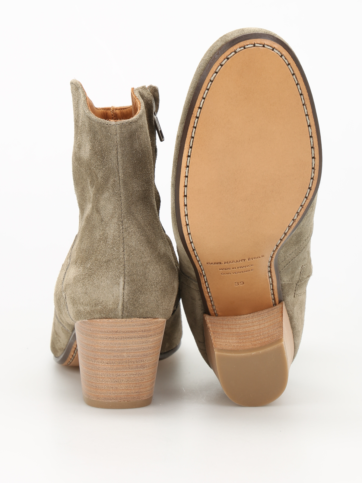 Ankle boots isabel marant etoile - suede cowgirl booties - BO010200M103S50TA