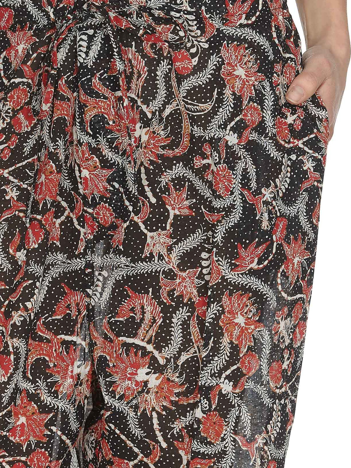 Casual trousers isabel marant etoile - Enoa printed cotton - PA114319P027E01BK