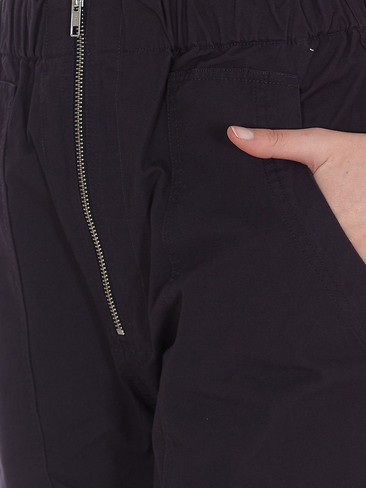aan de andere kant, Kraan Vormen Casual trousers isabel marant etoile - Zip detail cotton trousers -  PA186821P016E30FN