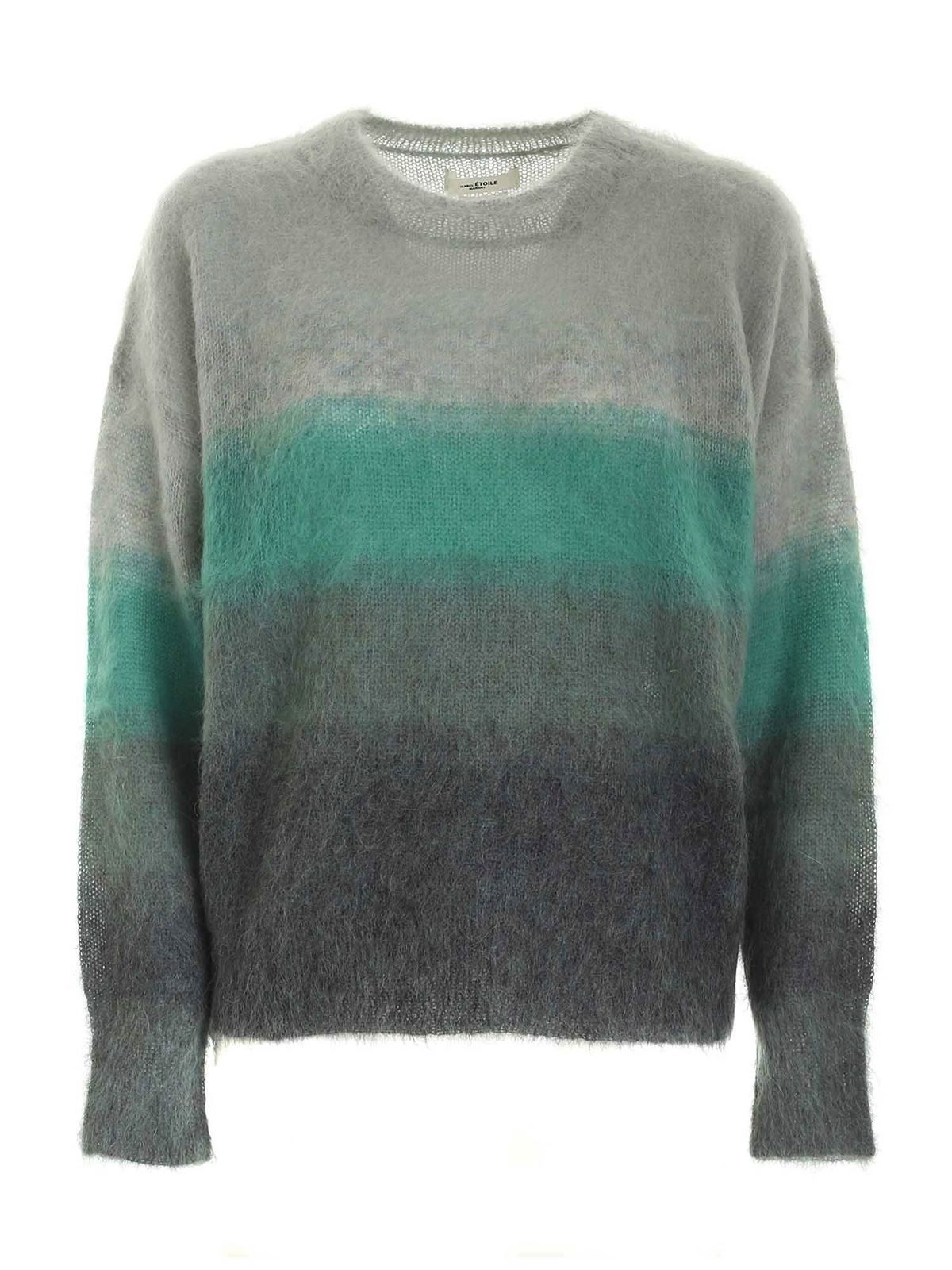 Crew necks isabel marant etoile - Drussell pullover in shades of green ...