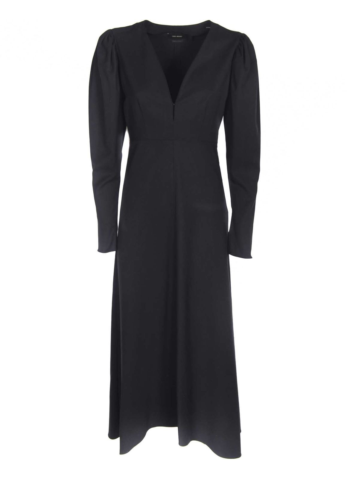 Maxi dresses Isabel Marant - Silabi dress in black - RO190521P012IBLACK