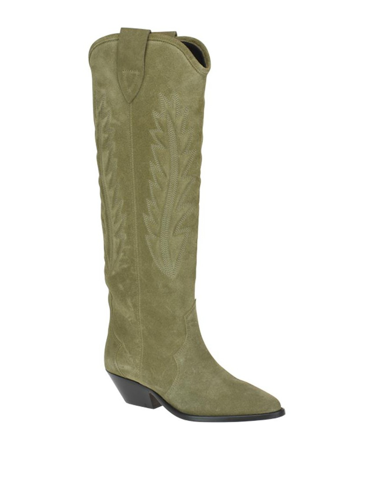 Snikken Komkommer Trottoir Boots Isabel Marant - Taupe Denzy suede boots - BT003718A009S50TA