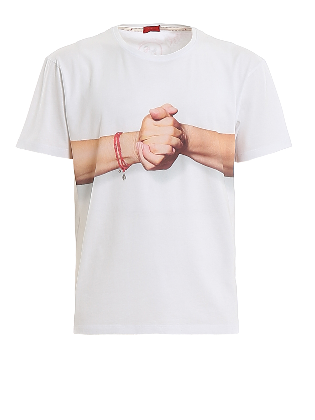 Isaia 12 Gesti Logo Printed Jersey T Shirt T Shirts Mcc005jc008