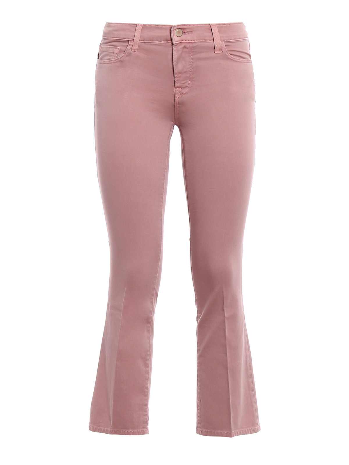 pink bootcut jeans
