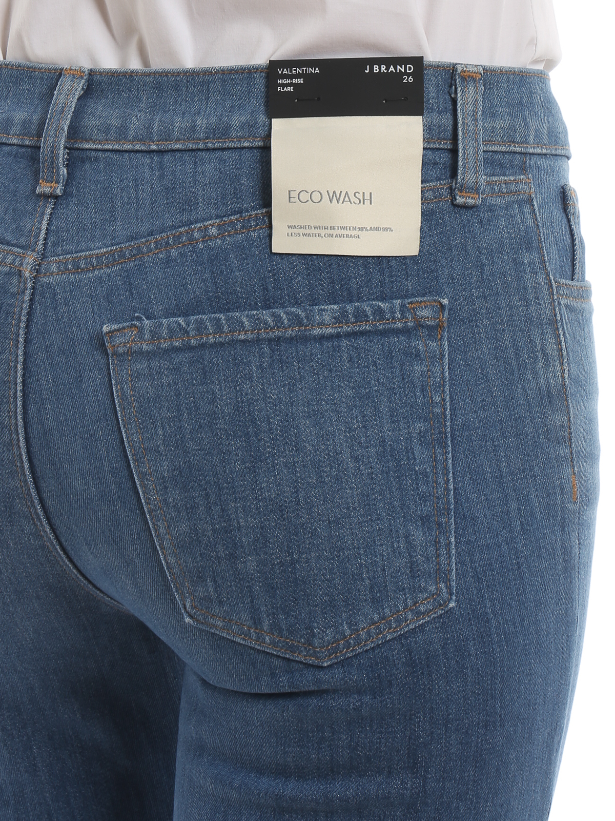 Bedreven diameter microscoop Flared jeans J Brand - Valentina high rise eco wash denim jeans - JB002363