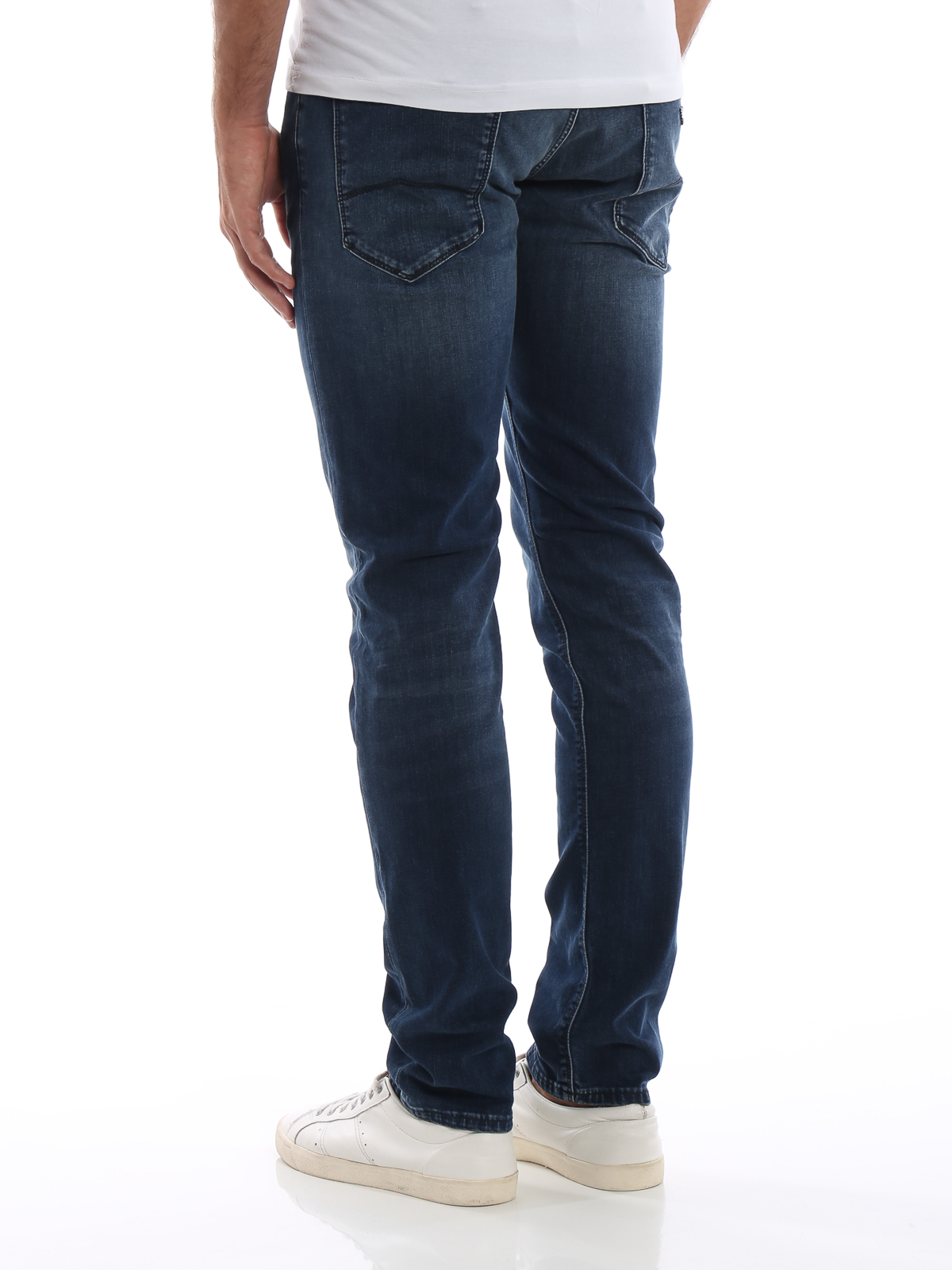 armani j06 slim fit jeans blue