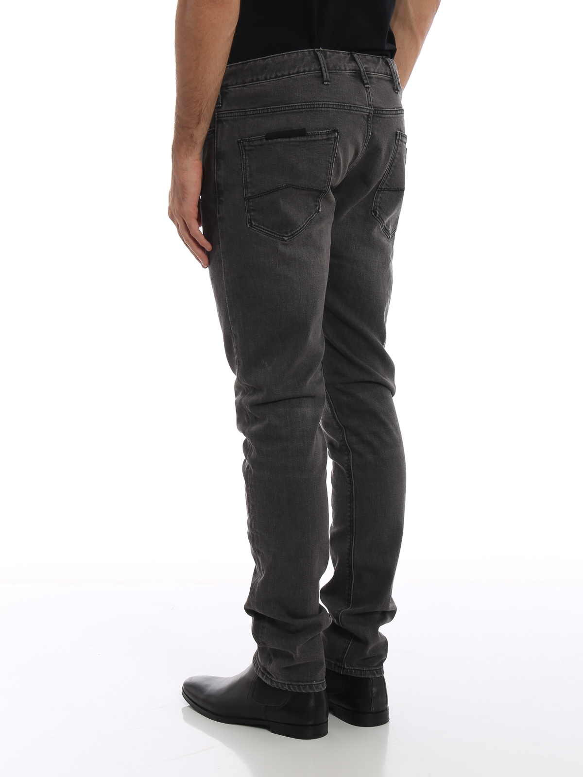 emporio armani j06 slim fit jeans grey
