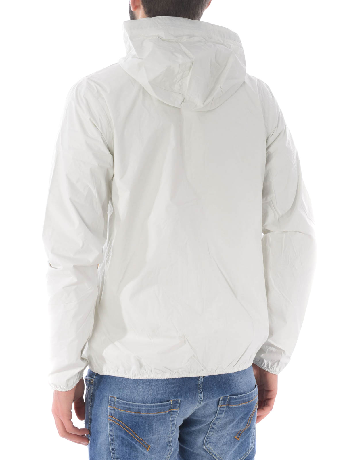 white k way jacket