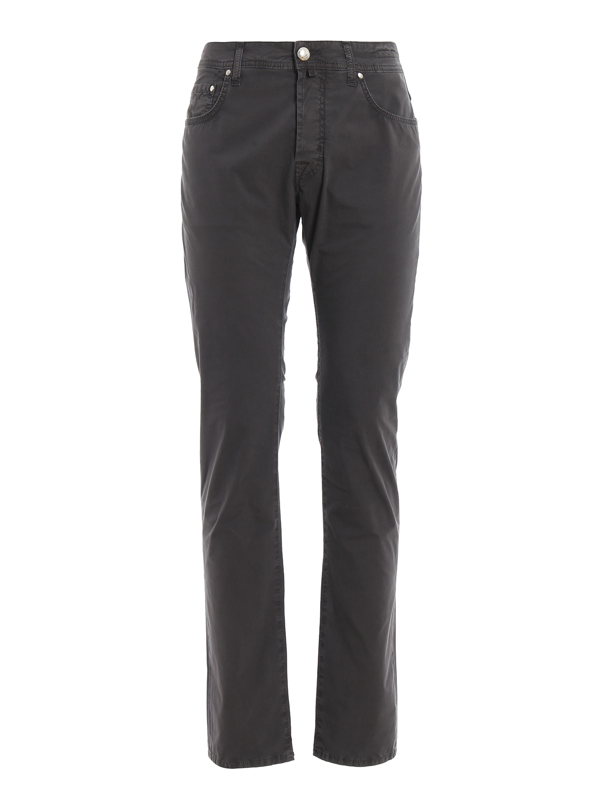 Casual trousers Jacob Cohen - Style 688 dark grey stretch cotton 