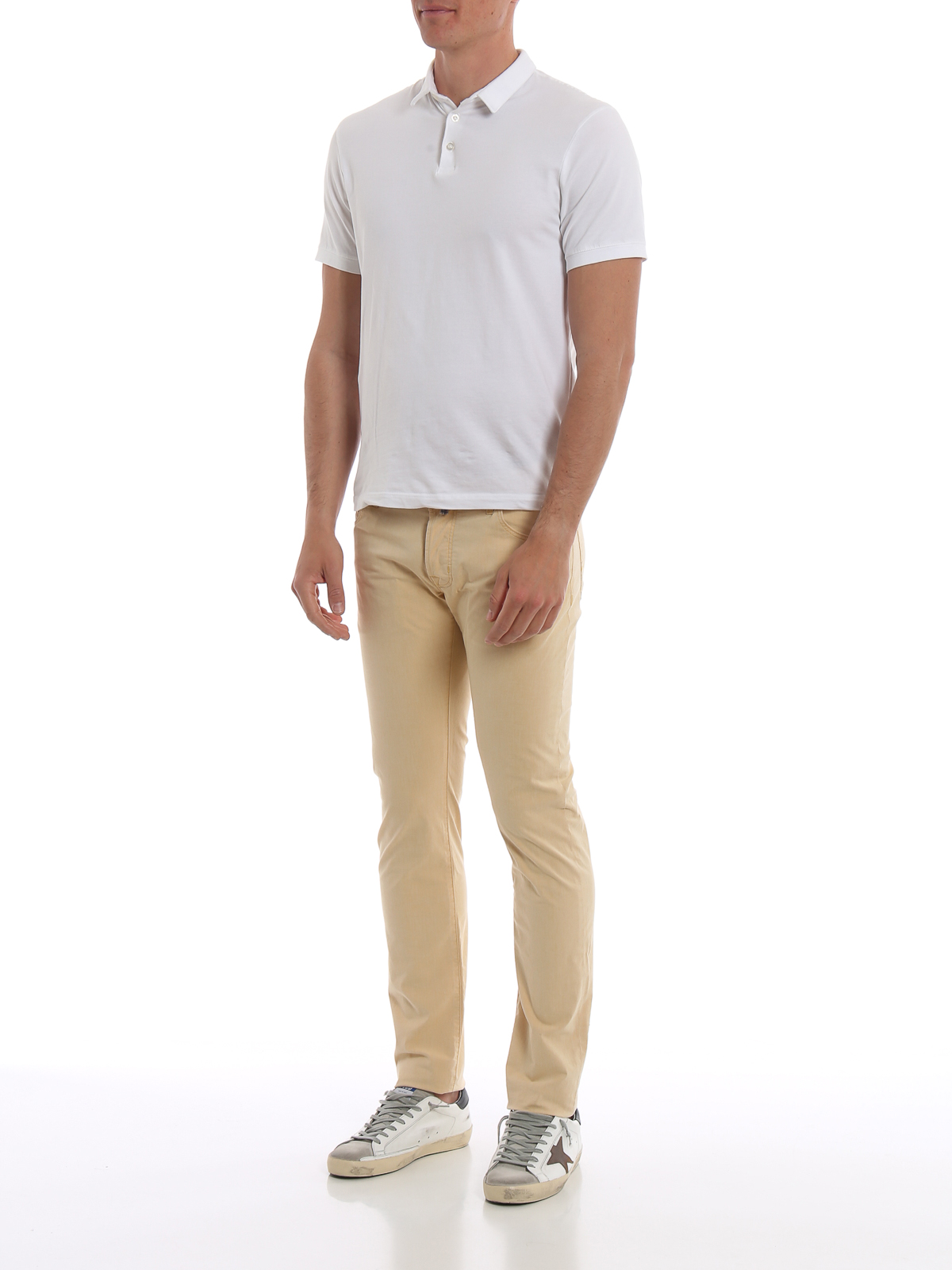 Casual trousers Jacob Cohen - Style 622 check detail light pants -  J622COMF01387L5101205