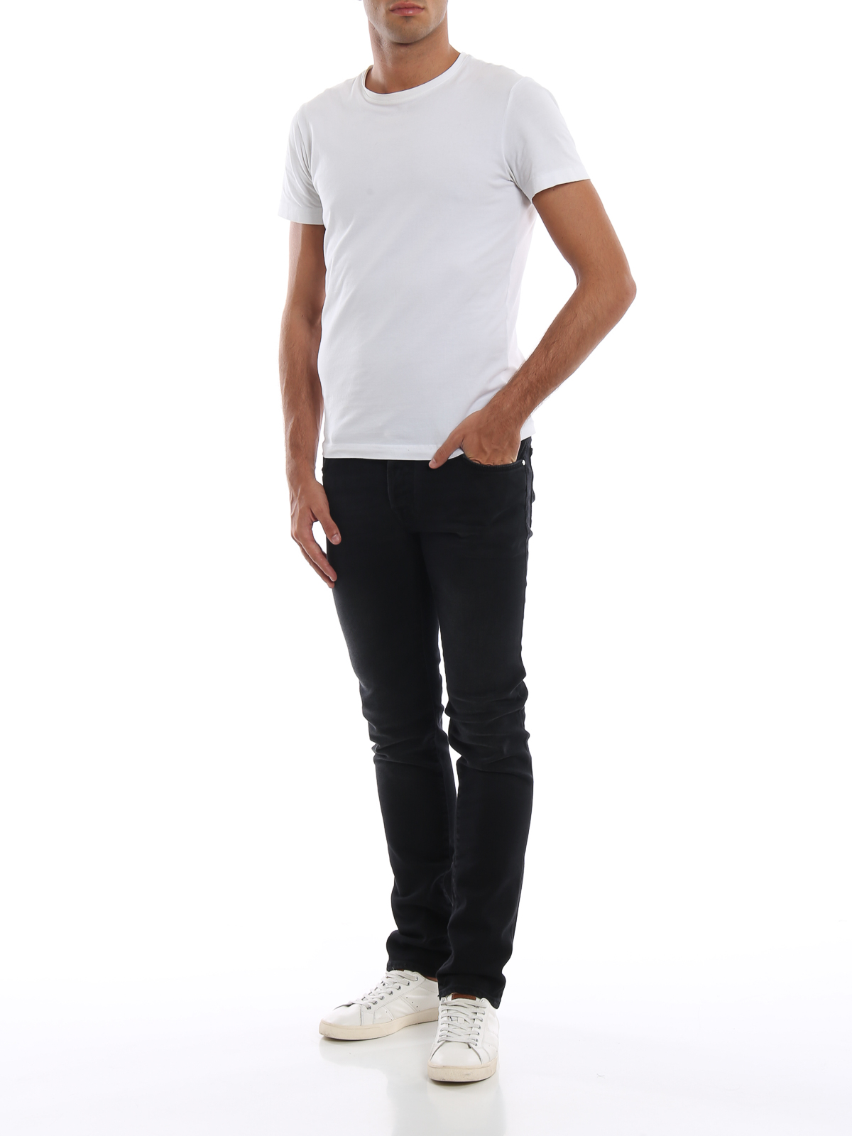Straight leg jeans Jacob Cohen - Black five pocket style 622 jeans 