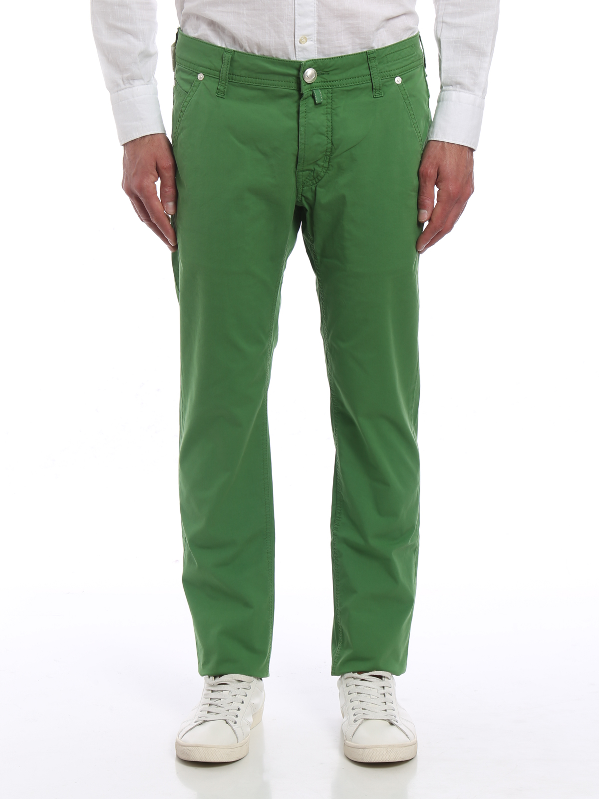 Homme Vêtements Jeans Jeans slim Jean slim à design stretch Jean Jacob Cohen pour homme en coloris Vert 