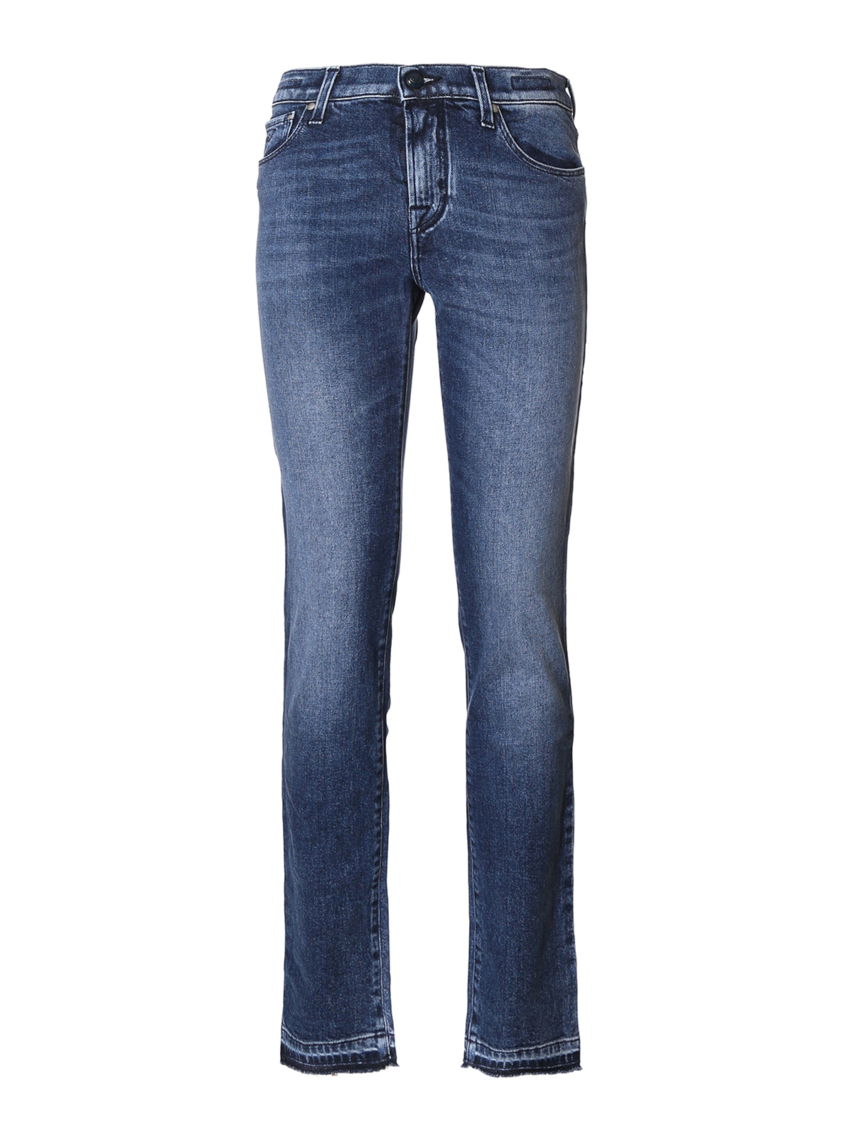Straight leg jeans Jacob Cohen - Fringed bottom jeans - KIMBERLY08769W4
