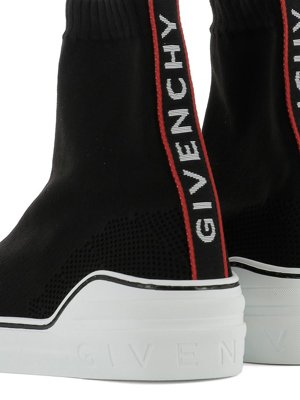 Givenchy - Sneaker alte con banda in jacquard - sneakers - BH000TH01Q004