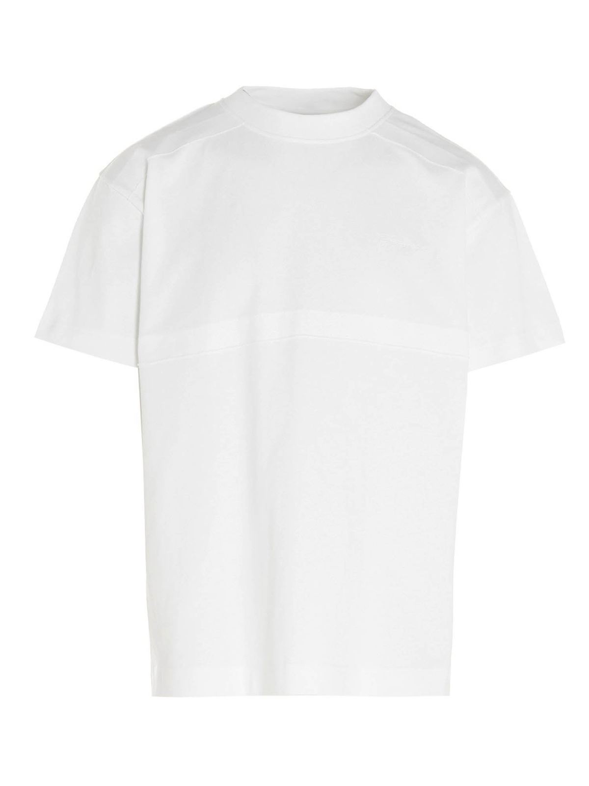 T-shirts Jacquemus - Jacquemus logo t-shirt in white - 206JS03206218010