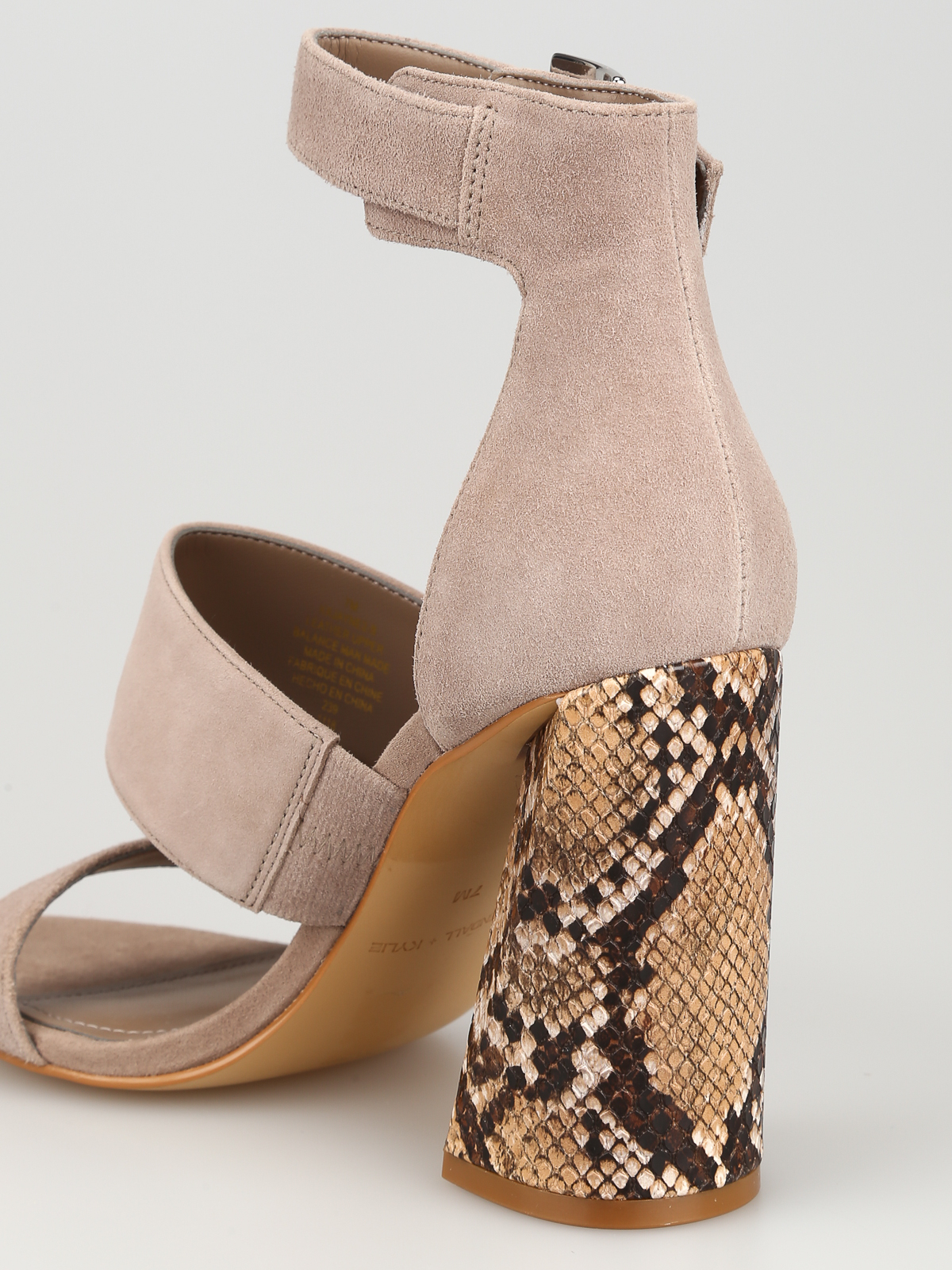 Sandali Kendall + Kylie - Sandali Jayne color tortora con tacco - KKJAYNE202