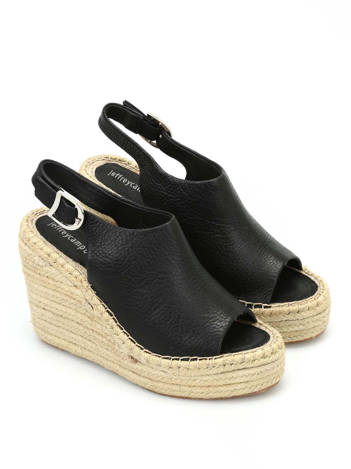 Jeffrey Campbell - Isles leather wedges 