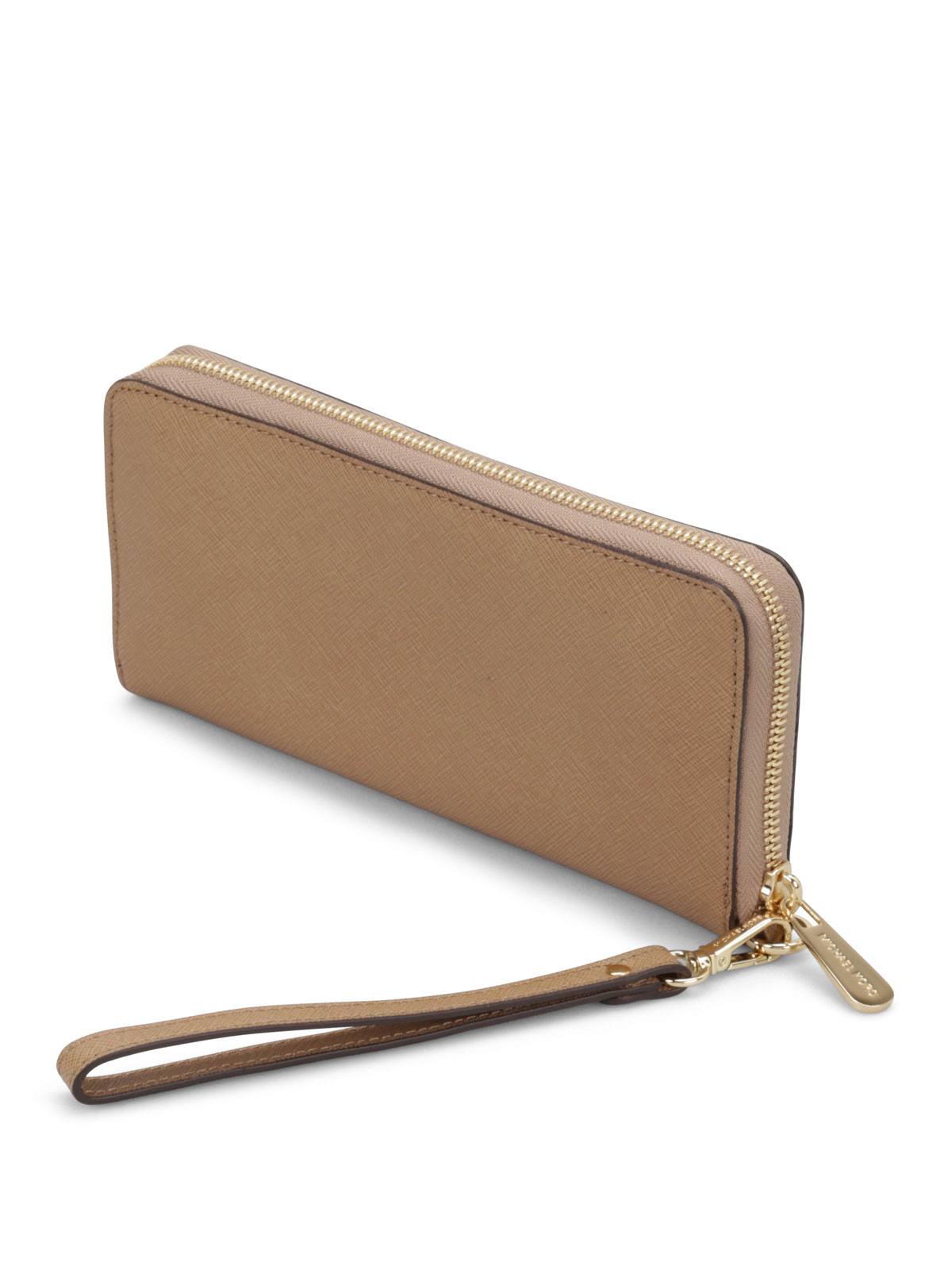 michael kors beige wristlet