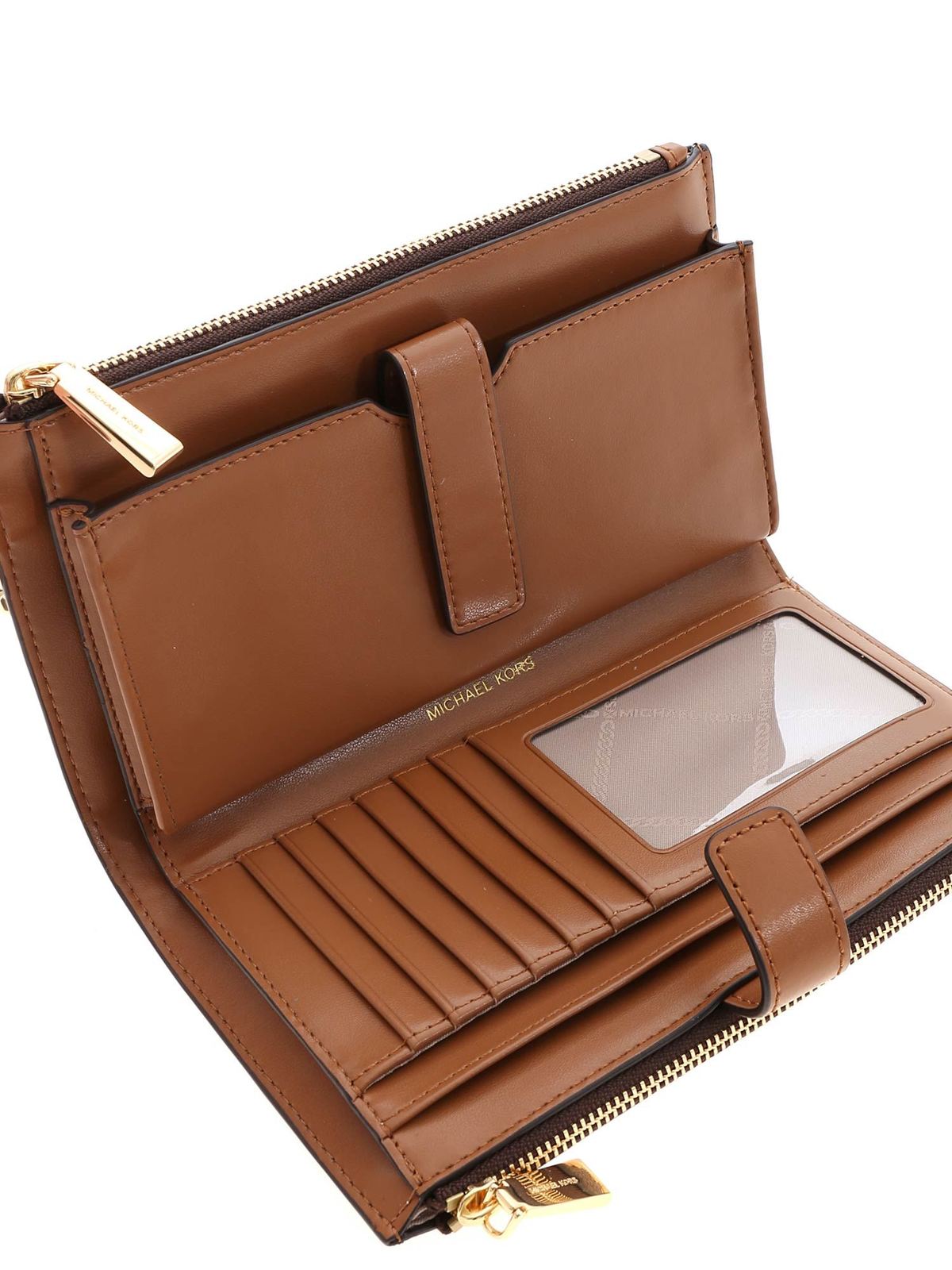 Wallets & purses Michael Kors - Jet Set wallet in brown - 34F0GJ6W9BBRNACORN