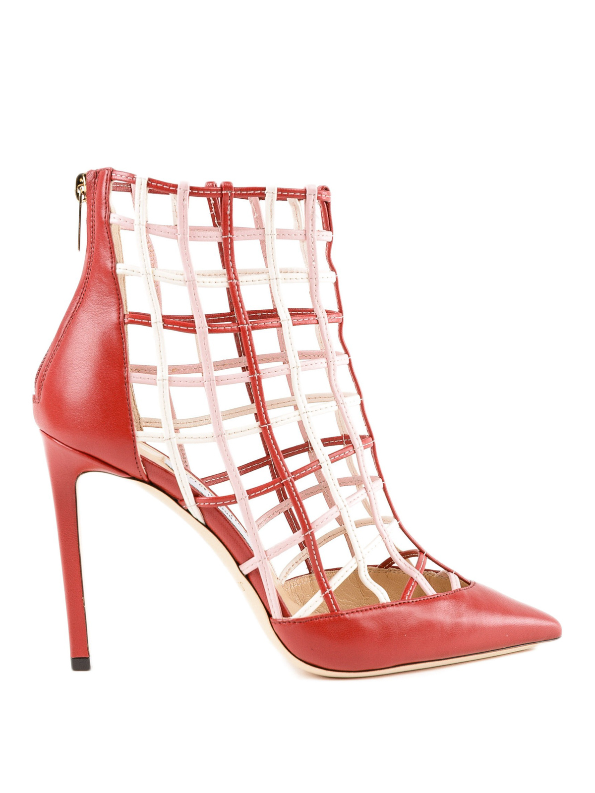Ankle boots Jimmy Choo - Sheldon 100 nappa cage ankle boots ...