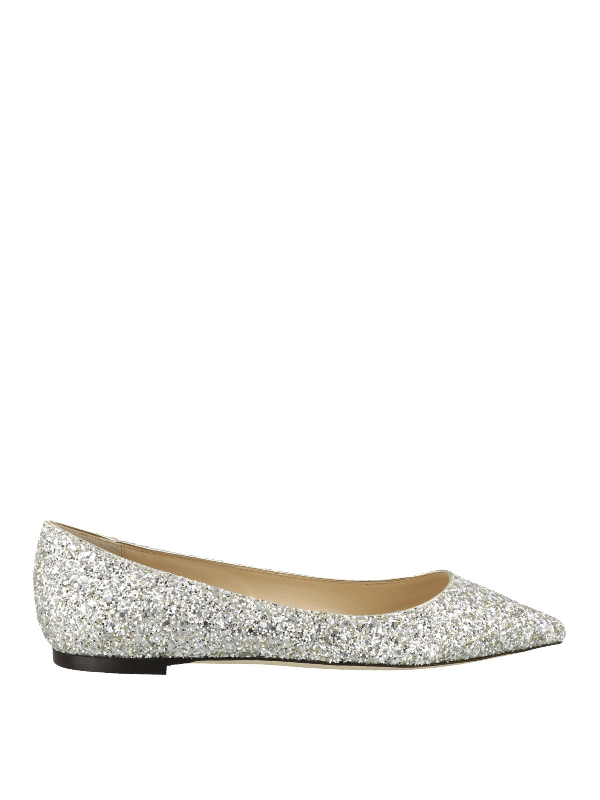 sequin flat shoes