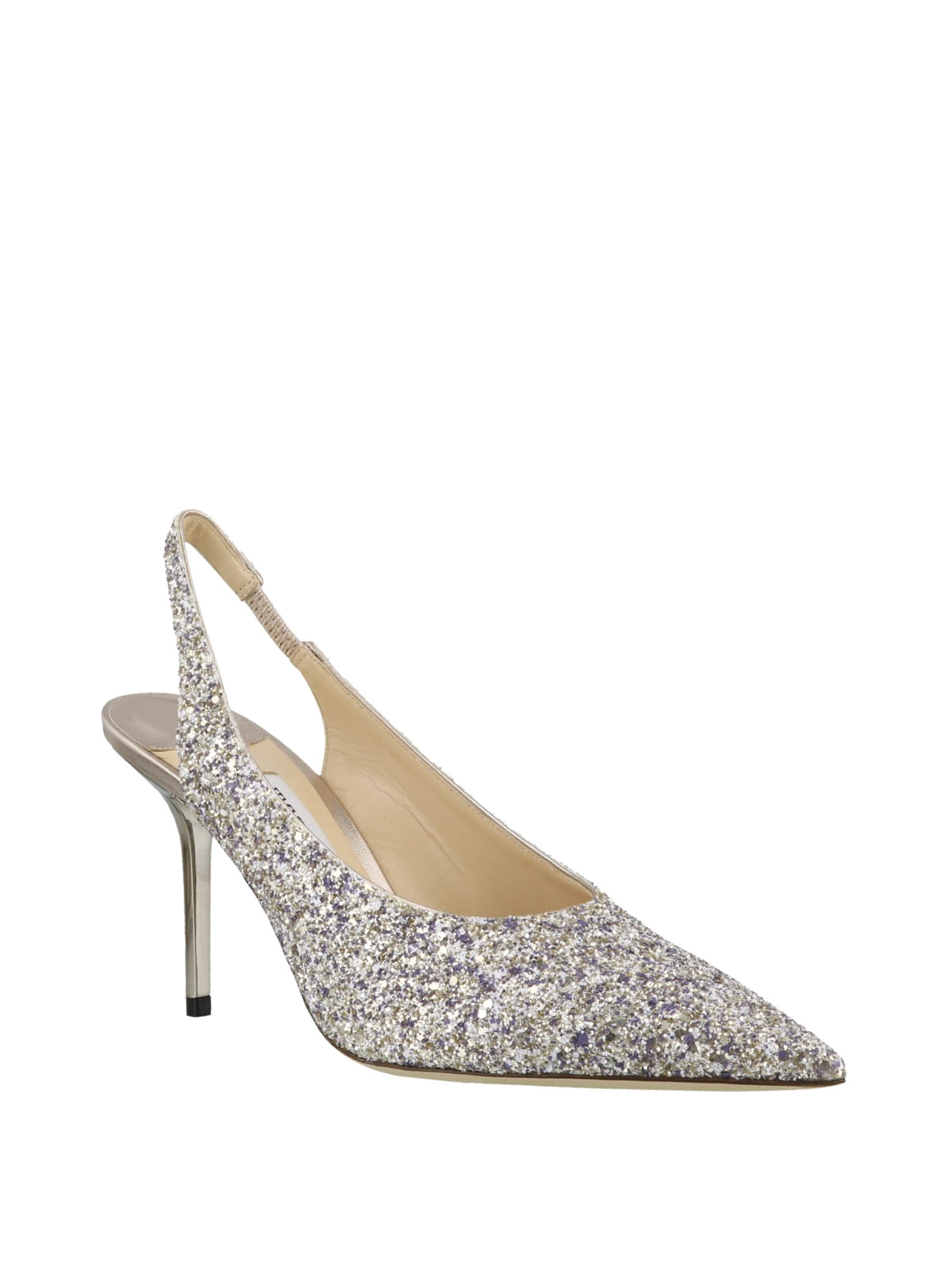 glitter slingbacks