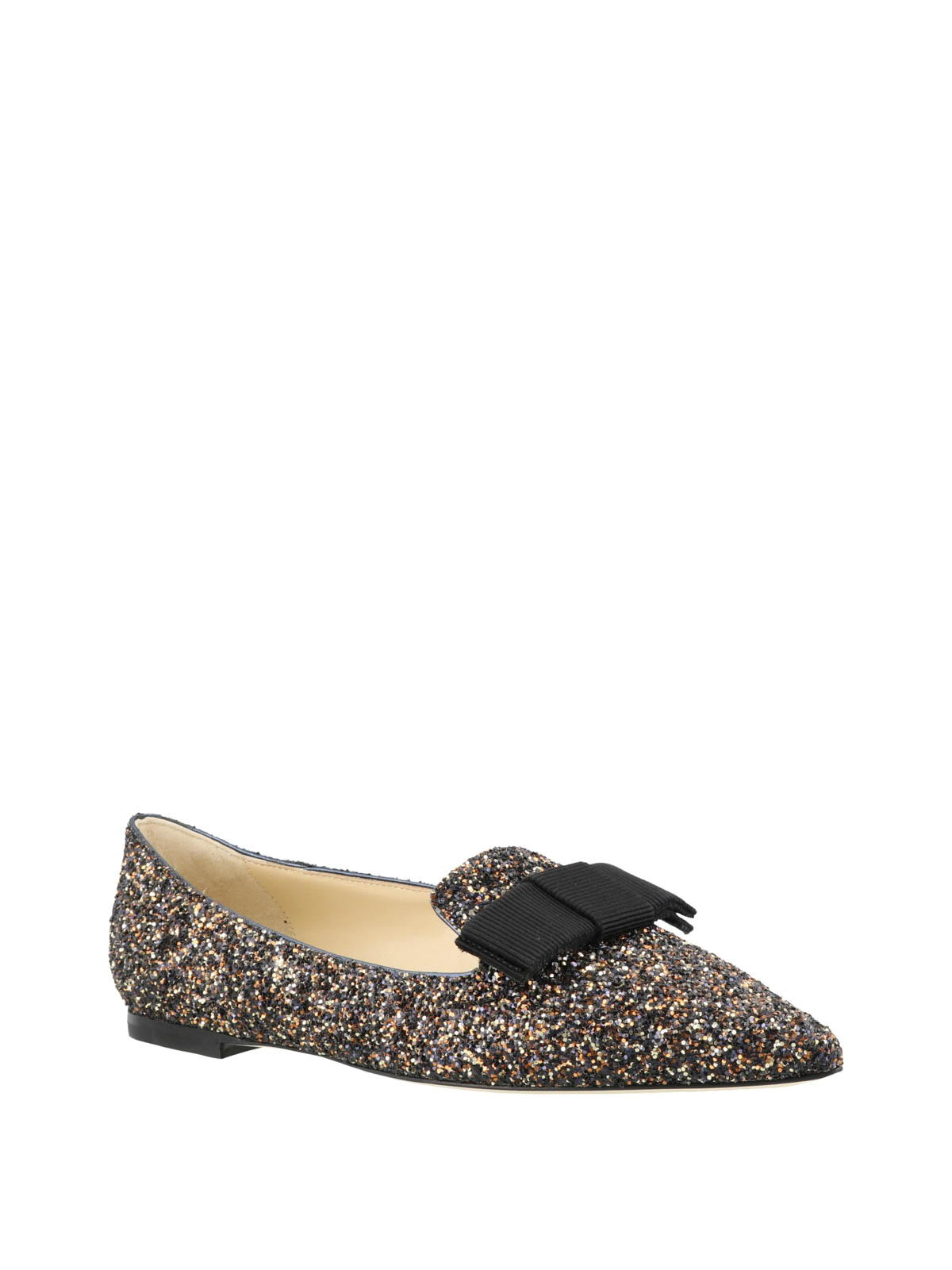 jimmy choo glitter flats